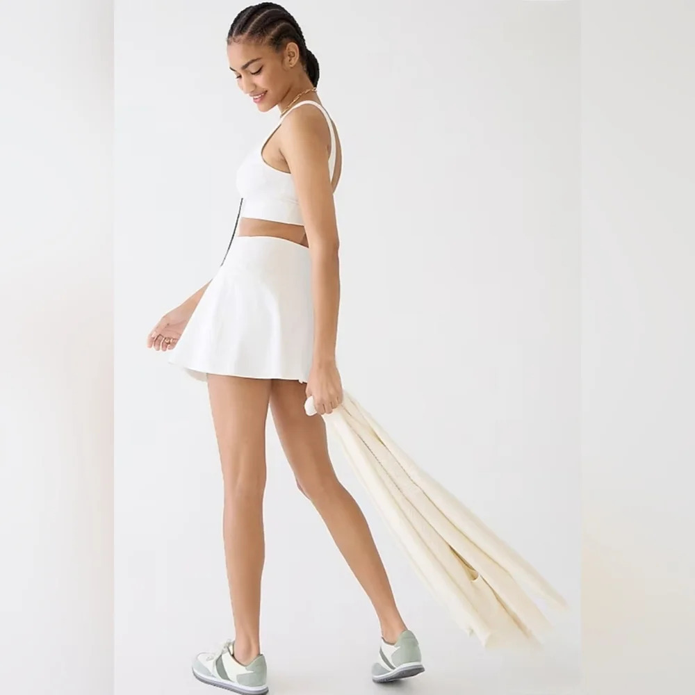 J. Crew CloudStretch Flared Sports Skirt